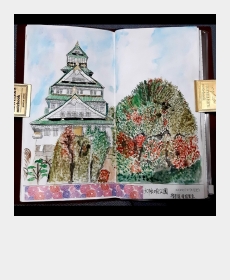大阪城公園彩繪