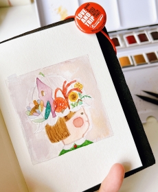 My First Watercolor Painting