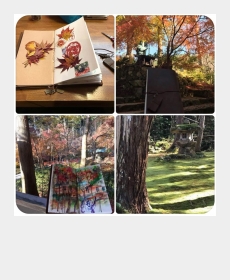 秋の三千院