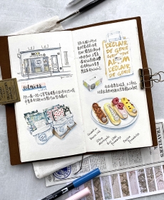  タイトル：Eclairs in Paris