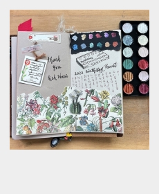 Vibrant colour in my journal