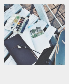 morning sketch at hotel