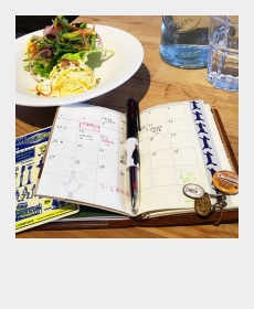 Thinking before breakfast.
