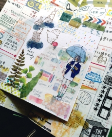 Birthday on notepad.