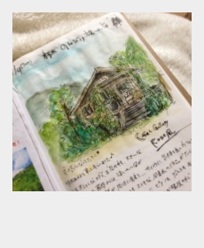 水彩で絵日記