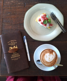 nice afternoon tea at Kawaguchiko