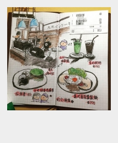 Kyushu Pancake Cafe in Taiwan