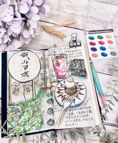 WU DAO cafe熨斗目花