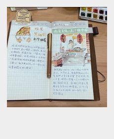 My food diary with TRAVELER&#039;S notebook