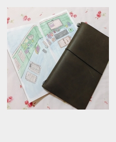 My first traveler&#039;s notebook