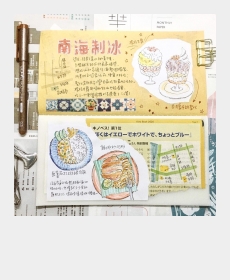 おいしい食べ物を描いて、見てもとても幸せです！