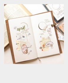 Dairy with moon calendar