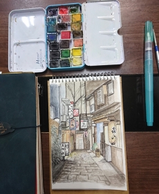 水彩画