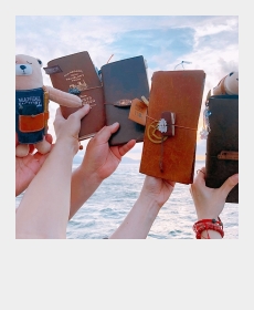 「これからもトラベラーズノートと一緒に旅をしよう」