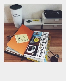 TRAVELERS TIMESを使ってコラージュ