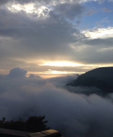 台湾拉拉山日暮れ