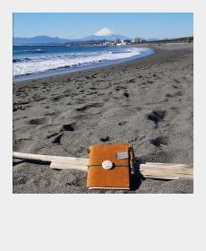 富士山と海とトラベラーズノート
