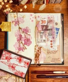 TN paper and rubber stamps are a match made in heaven. 