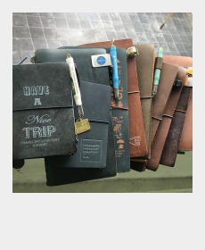 My TRAVELER&#039;S notebooks and The Blue Tin