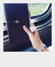 My TN with me in the train to Tainan.