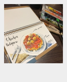 my cafe sketch