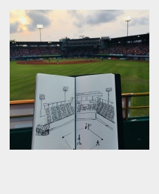 Baseball game with TN