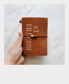 my new passport size camel traveler&#039;s notebook