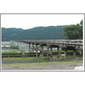 静岡県　島田市　「蓬莱橋」