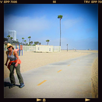 Santa Monica beach, LA<br />
LA　サンタモニカビーチ