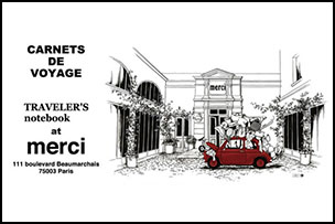 トラベラーズノートと仲間たち×merci コラボイベント “CARNETS DE VOYAGE” TRAVELER’S notebook at merci