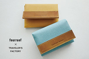 fourruof × TRAVELER’S FACTORY ミニウォレット