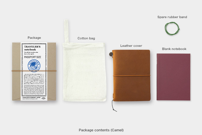 TRAVELER'S notebook Passport Size Camel / トラベラーズノート