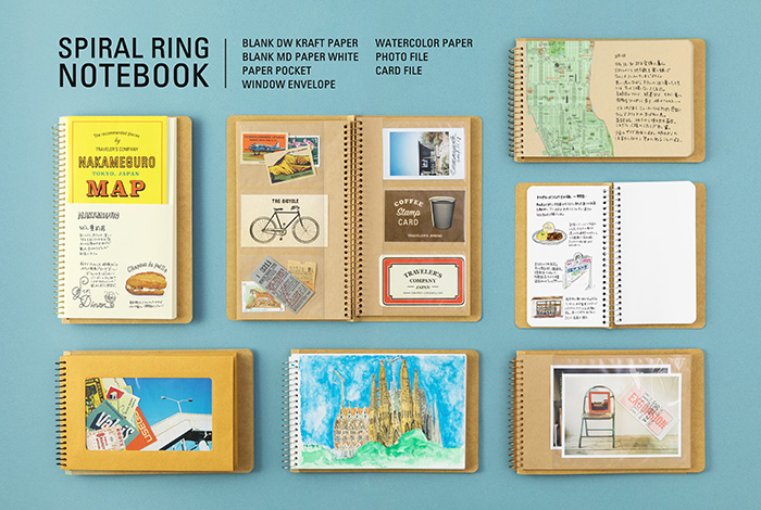 SPIRAL RING NOTEBOOK New Line Up 2018 | TRAVELER'S COMPANY