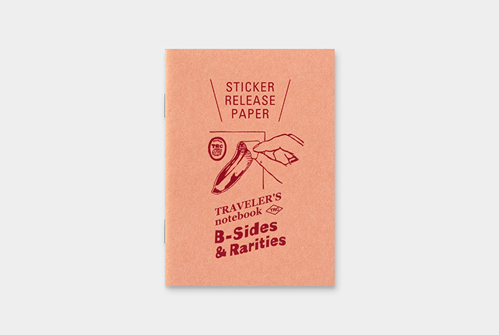 Sticker Release Paper / シール台紙 - Passport Size | TRAVELER'S 