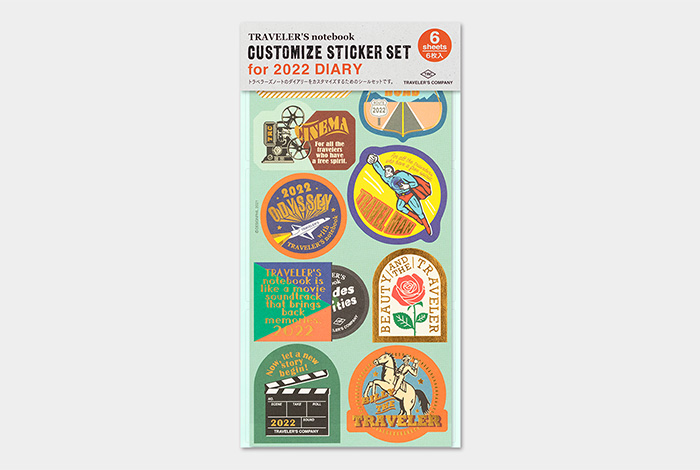 Customized Sticker Set 2022 カスタマイズシール | TRAVELER'S COMPANY