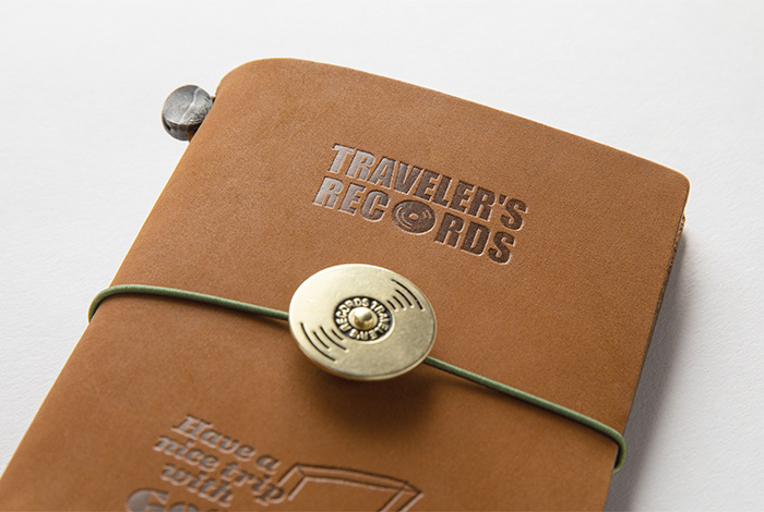 通販の トラベラーズノート　パスポートサイズ　レコード　レザータグ付き ノート/メモ帳