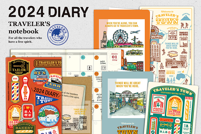 TRAVELER'S notebook 2024 DIARY | TRAVELER'S COMPANY