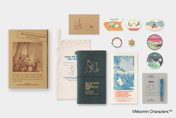 TRAVELER'S notebook Limited Set MOOMIN from the book Comet in ...