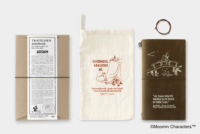 thumbnail image 2 of TRAVELER'S Notebook Limited Edition MOOMIN Set - 'Comet In Moominland' - Dark Green, Japan Import 2 of 4
